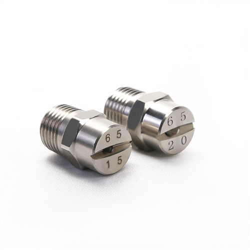 Buses de pulvérisation à ventilateur plat Vee jet en acier inoxydable